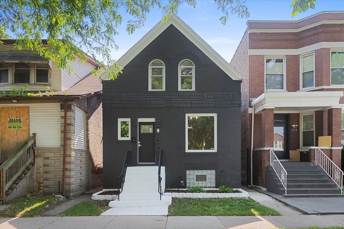 Renovated two-story home at 7111 S Michigan Ave, Chicago
